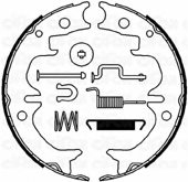 CIFAM 153-442K Brake Shoe Set, parking brake